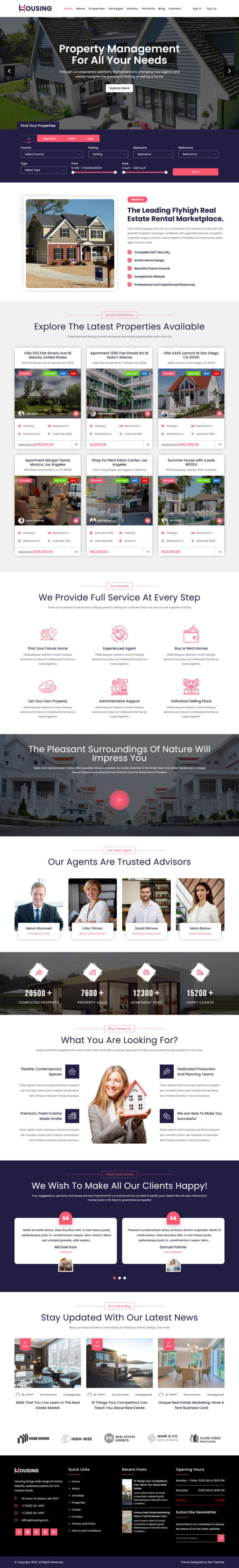 Housing WordPress Theme