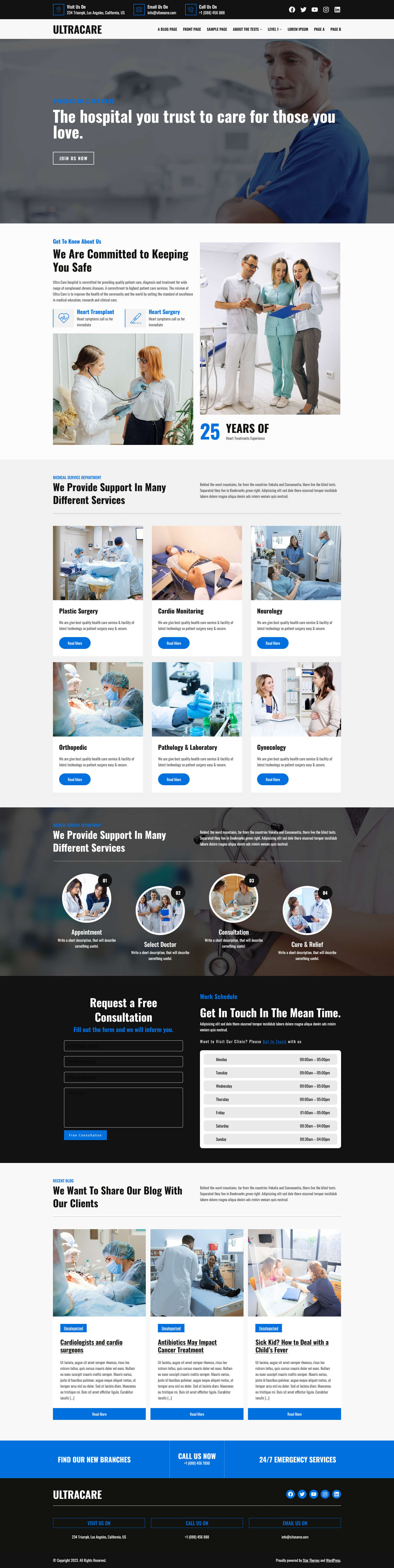 Ultracare WordPress Theme