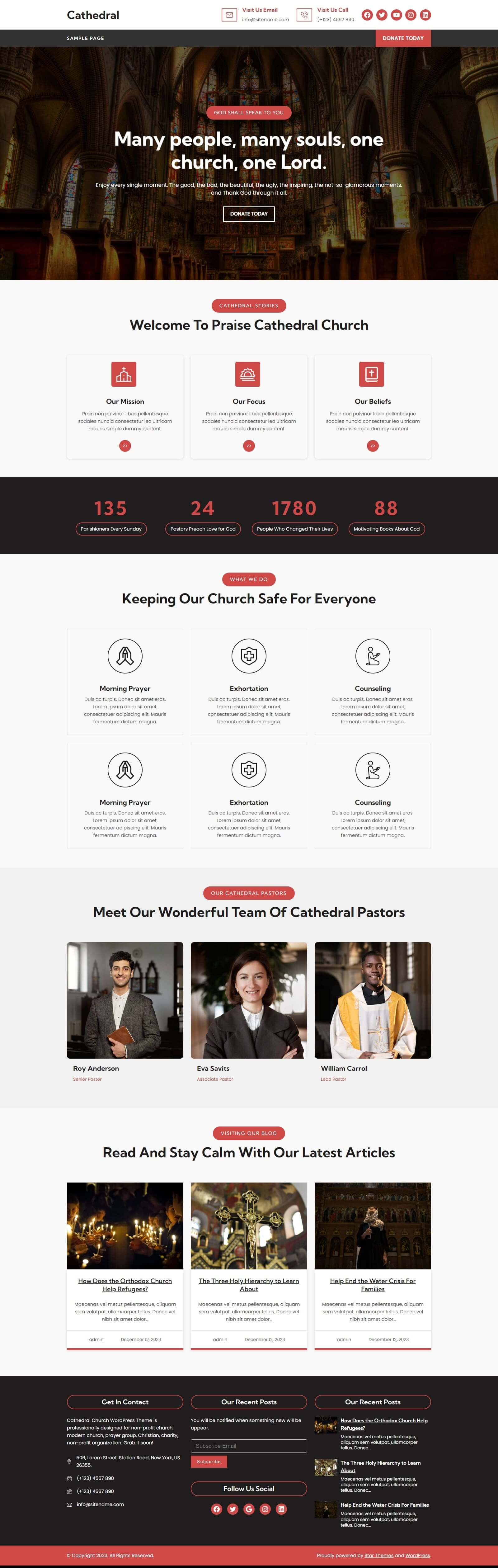 Cathedral FSE WordPress Theme