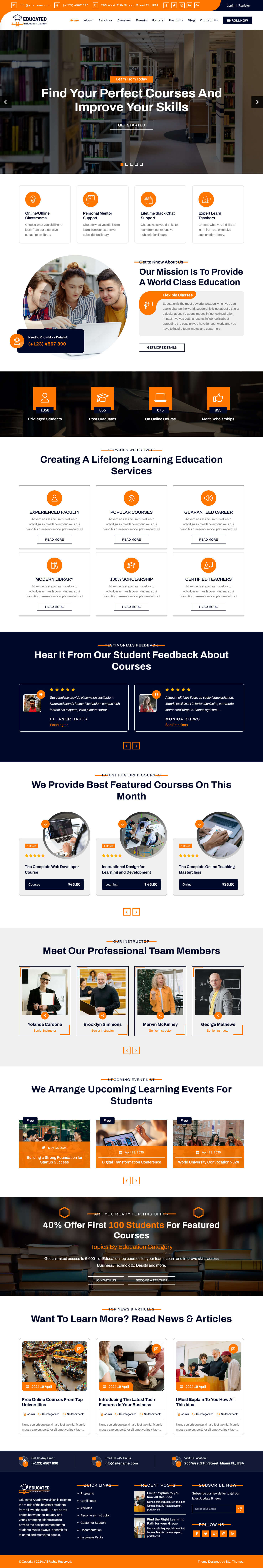 Educated WordPress Theme