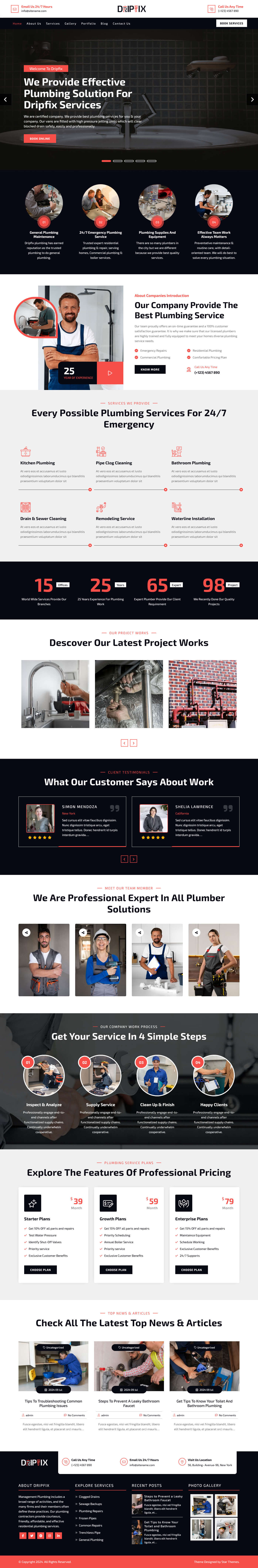 Dripfix WordPress Theme