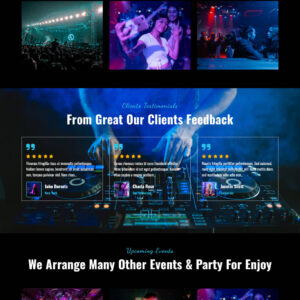 Nightclub WordPress Theme