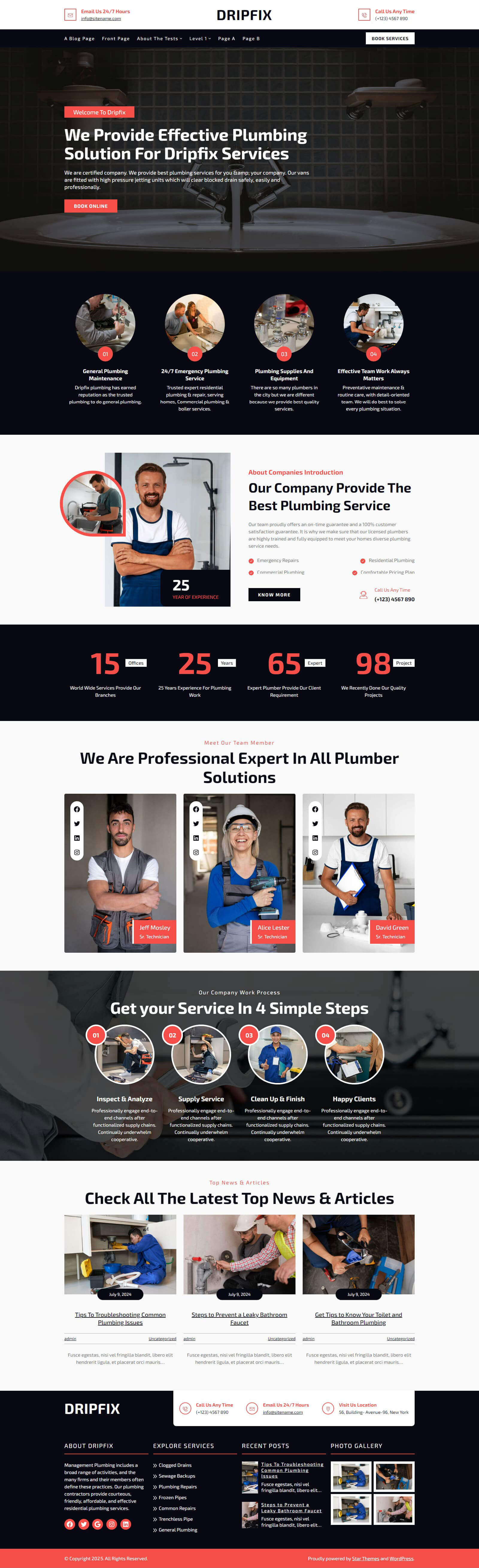 FSE Dripfix WordPress Theme