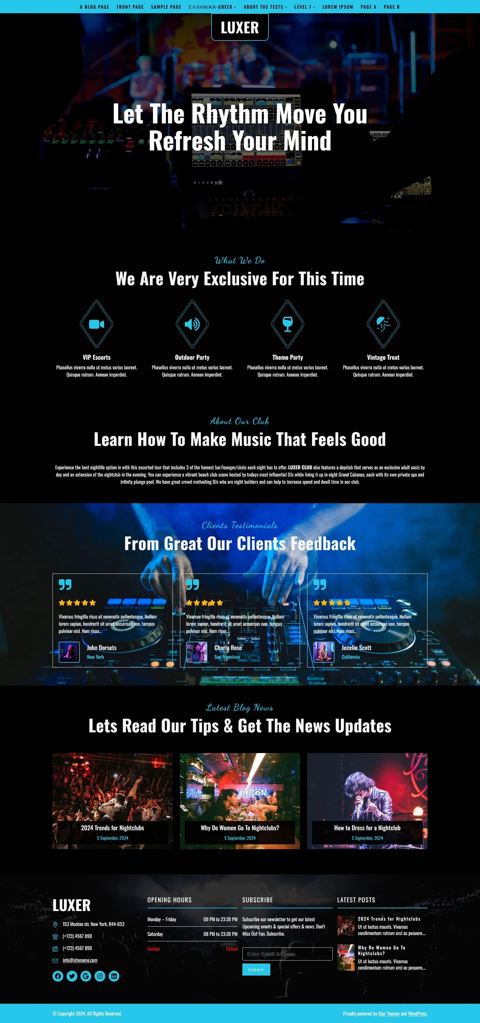 FSE Luxer WordPress Theme